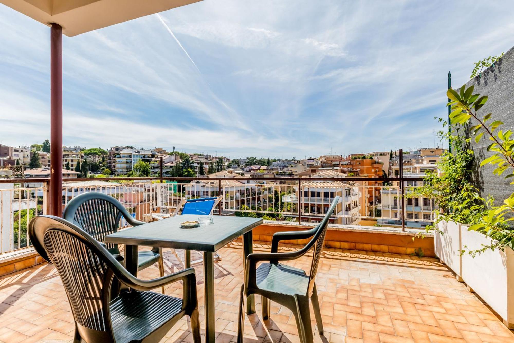 L'Attico Con Terrazza In Corso Francia Lägenhet Rom Exteriör bild