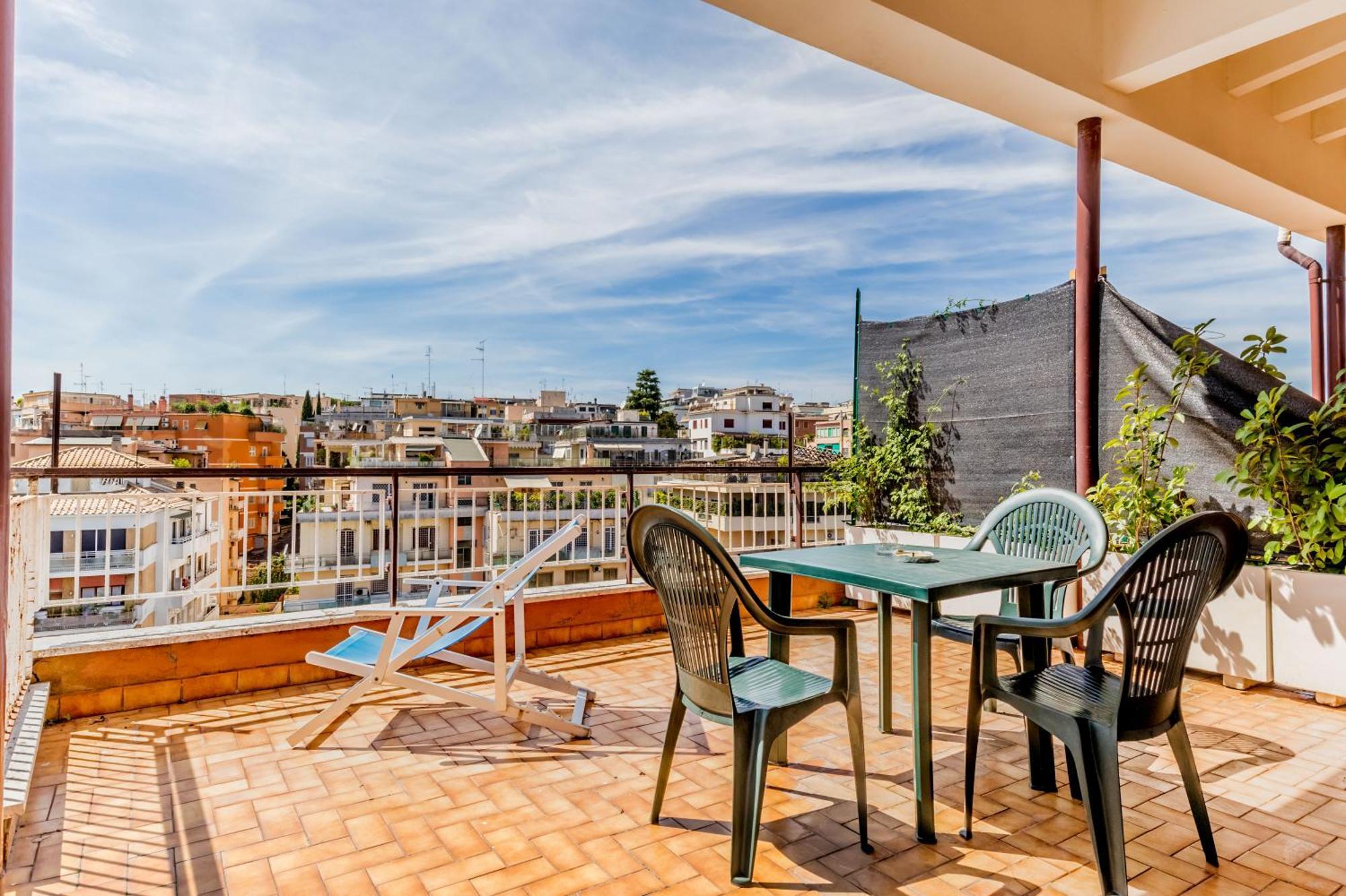 L'Attico Con Terrazza In Corso Francia Lägenhet Rom Exteriör bild